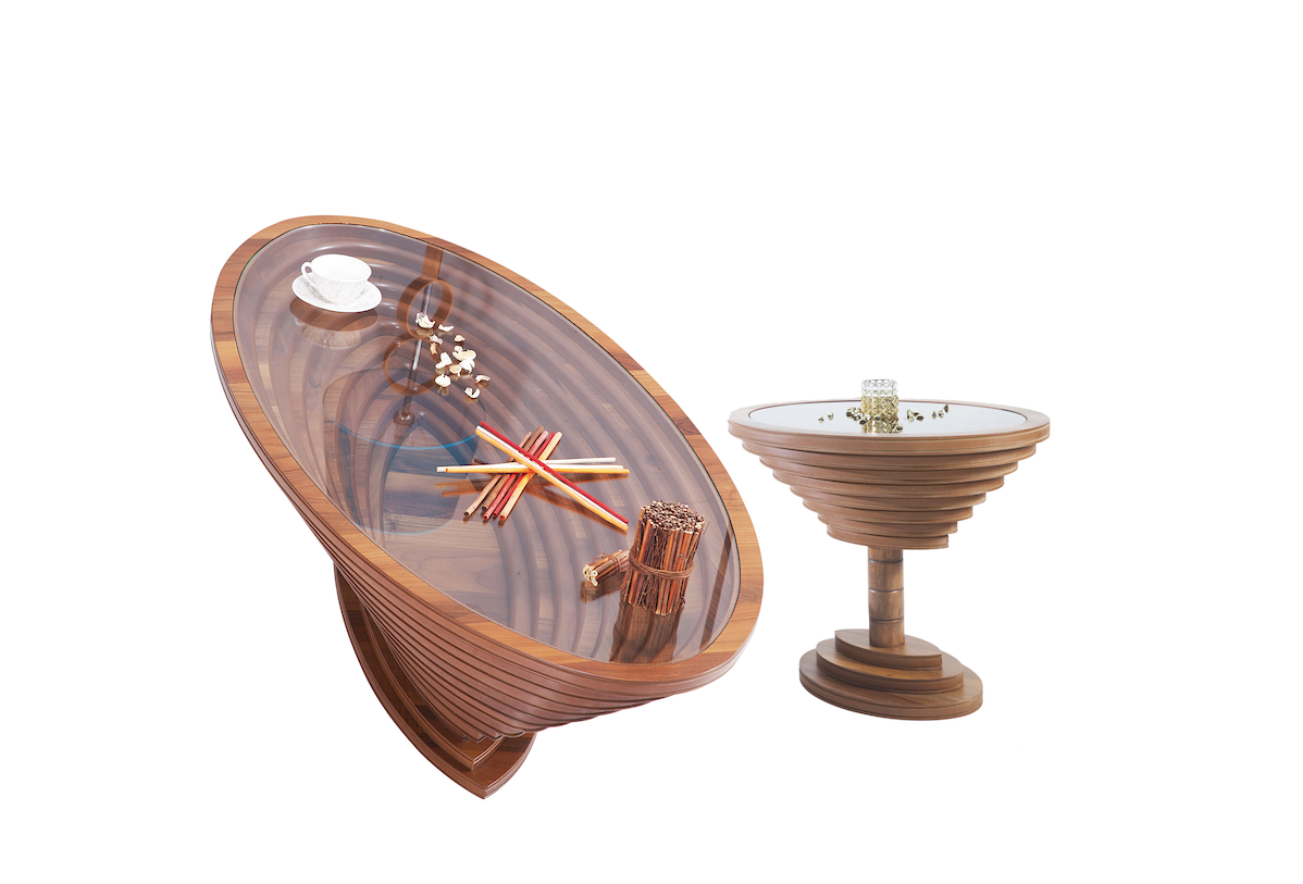 Alexa Walnut Coffee Table