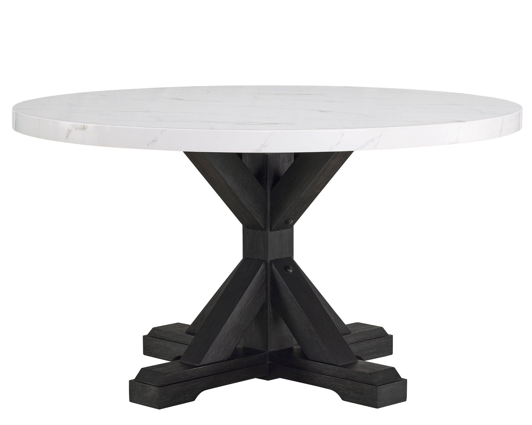 Vance Dove Gray Round Dining Room Set
