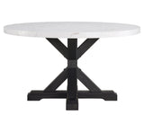 Vance Dove Gray Round Dining Room Set