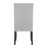 Varley Light Gray White Round Dining Room Set