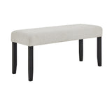 Jules Light Gray Faux Marble Dining Room Set