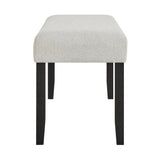 Jules Light Gray Faux Marble Dining Room Set