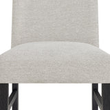 Jules Light Gray Faux Marble Dining Room Set
