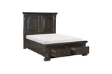 Cornwall Espresso Storage Platform Bedroom Set