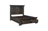 Cornwall Espresso Storage Platform Bedroom Set