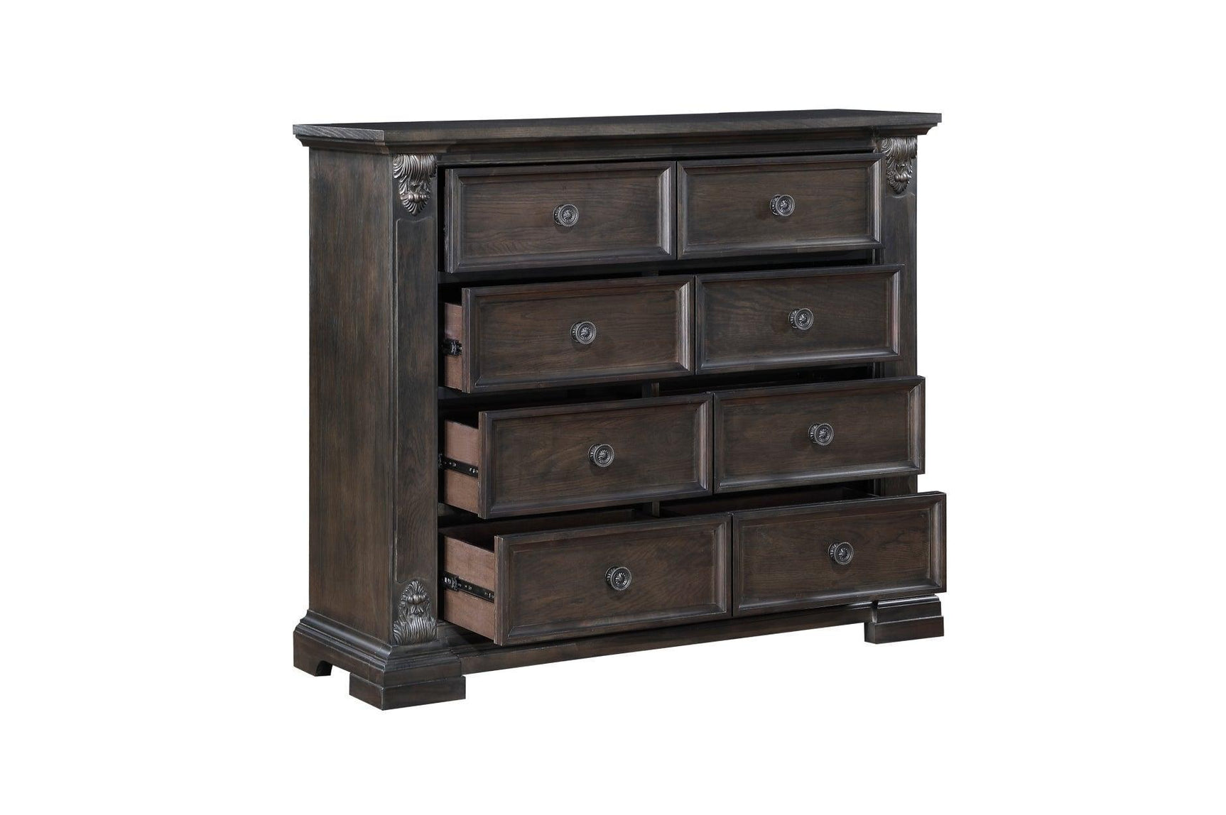 Cornwall Espresso Storage Platform Bedroom Set