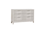 Florence Antique White Upholstered LED Panel Bedroom Set