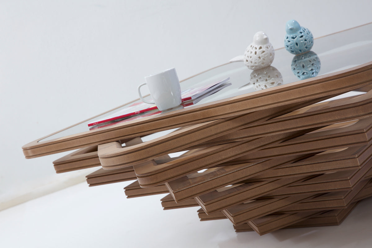 Gina Walnut Coffee Table