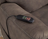 Crestmeade Espresso Faux Leather Power Lift Recliner