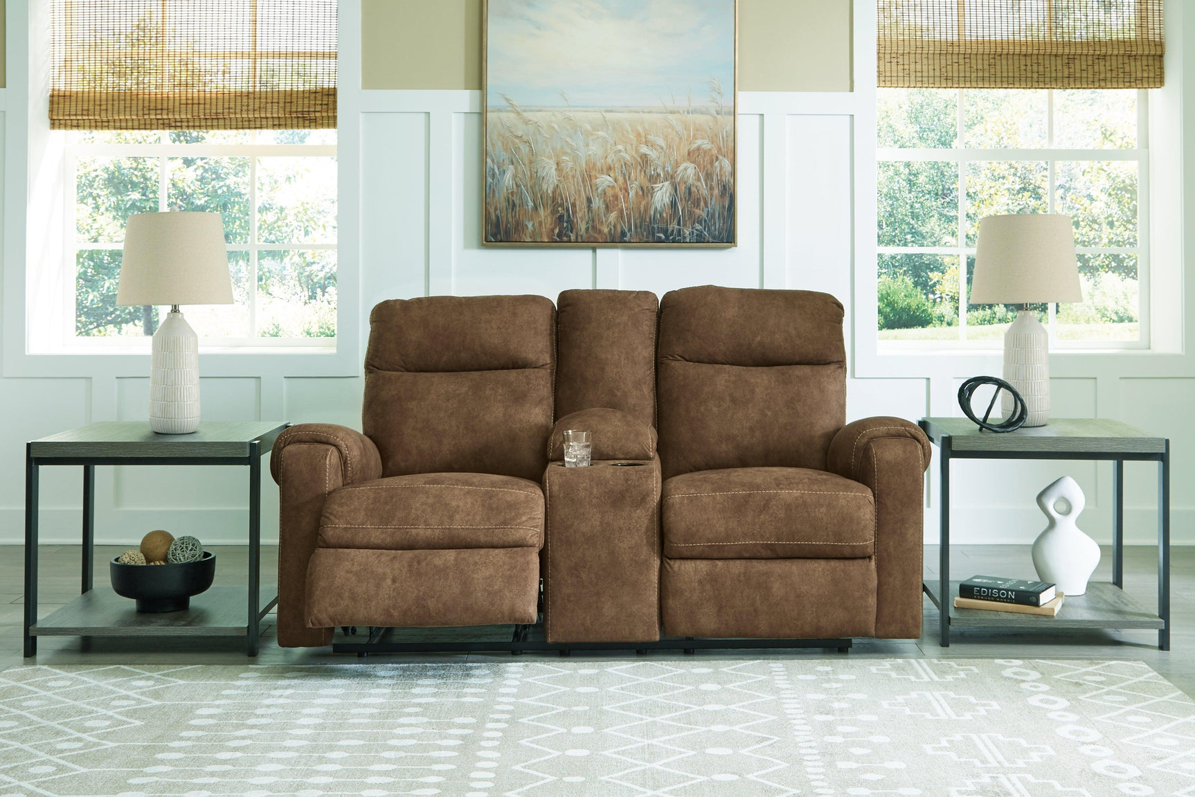 Edenwold Brindle Sofa, Loveseat and Recliner