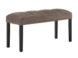 Vega Brown Black Faux Marble Dining Room Set