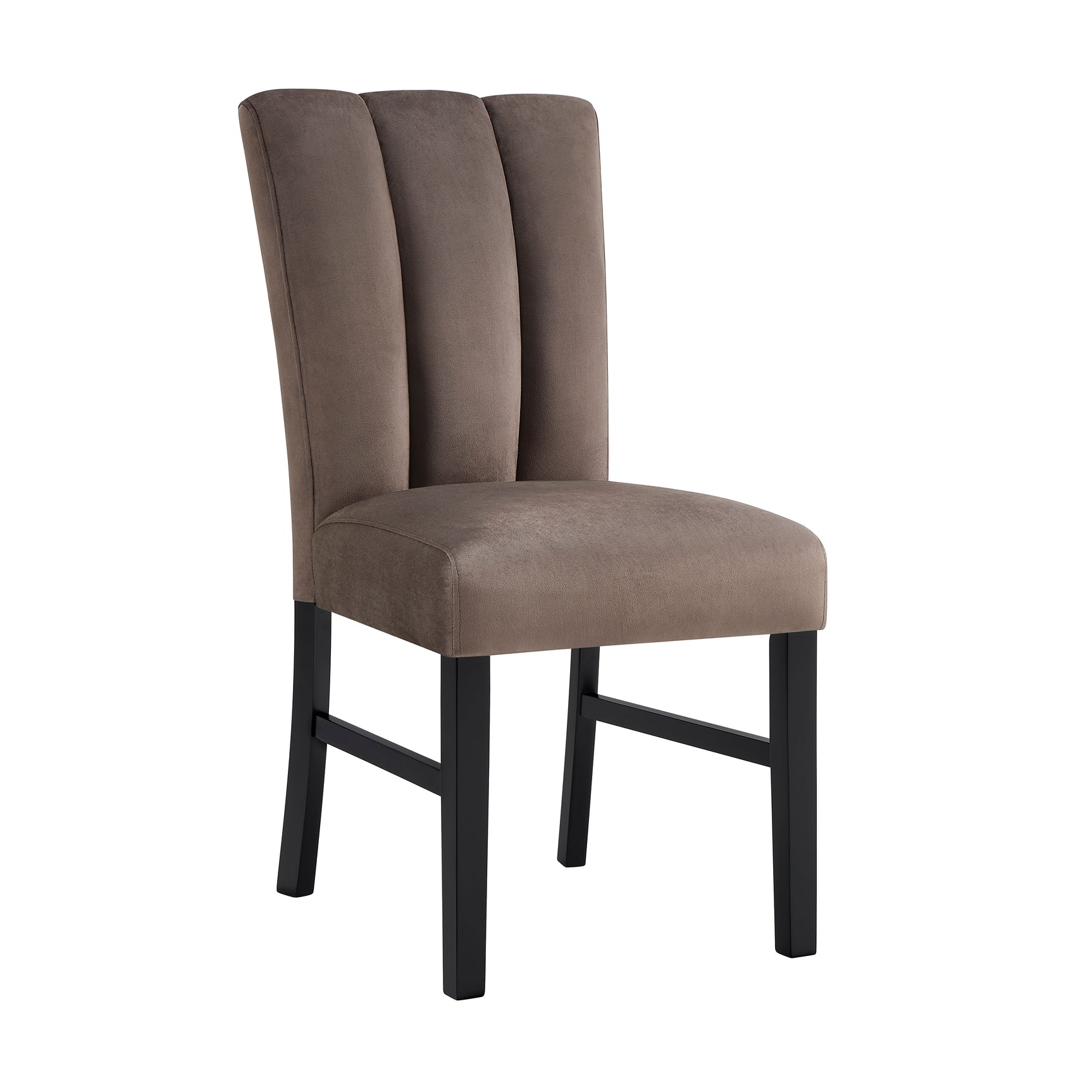 Vega Brown Black Faux Marble Dining Room Set