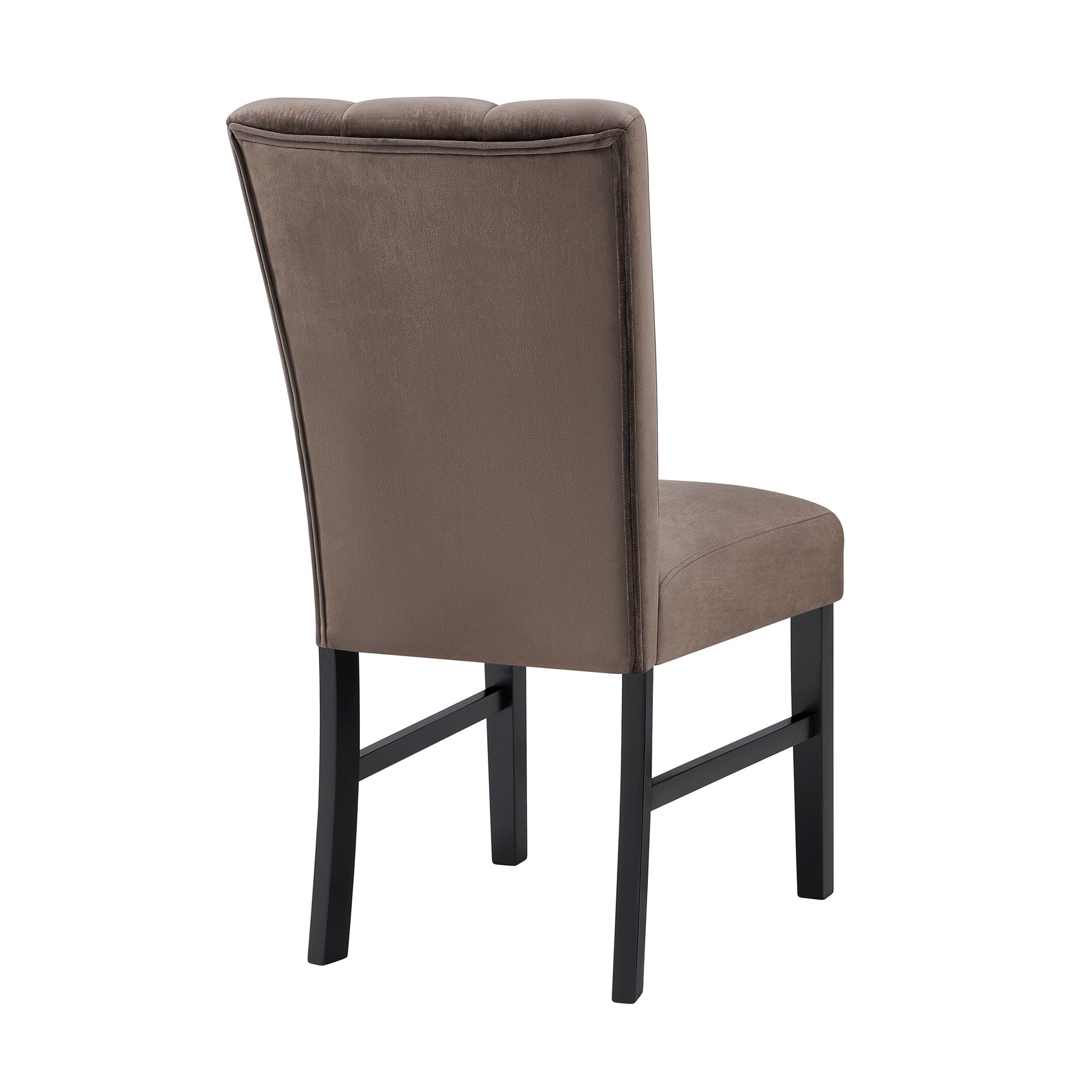 Vega Brown Black Faux Marble Dining Room Set