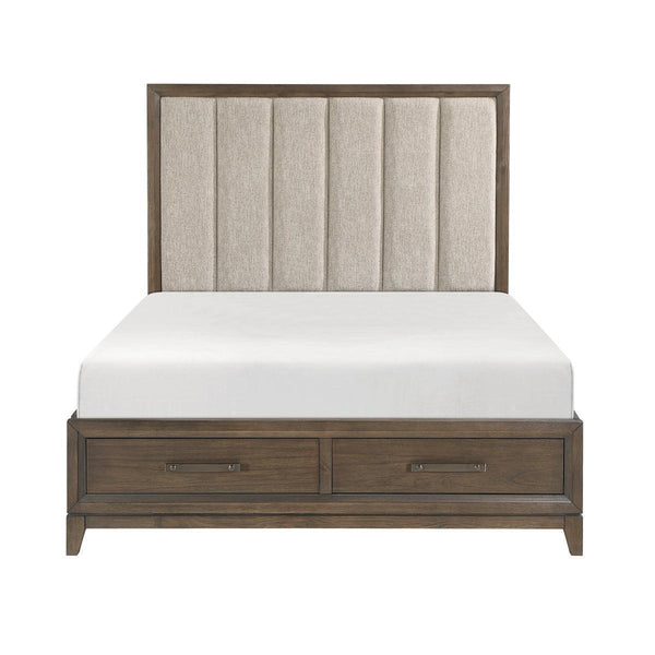 Shoro Upholstered Storage Platform King Bed