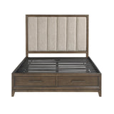 Shoro Upholstered Storage Platform Queen Bed