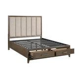 Shoro Upholstered Storage Platform Queen Bed