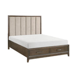 Shoro Upholstered Storage Platform Queen Bed