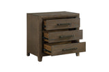 Cambridge Brown Upholstered Storage Platform Bedroom Set