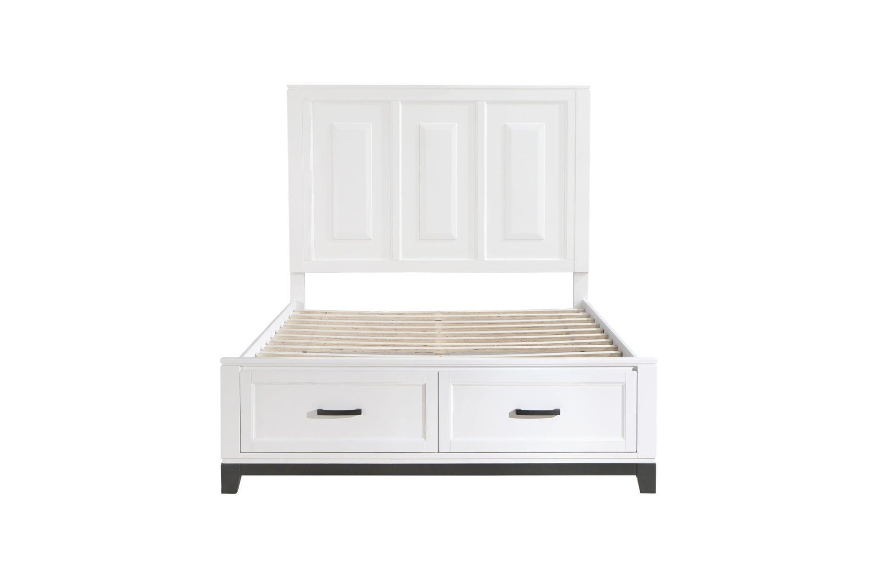 Garretson White Storage Platform Bedroom Set