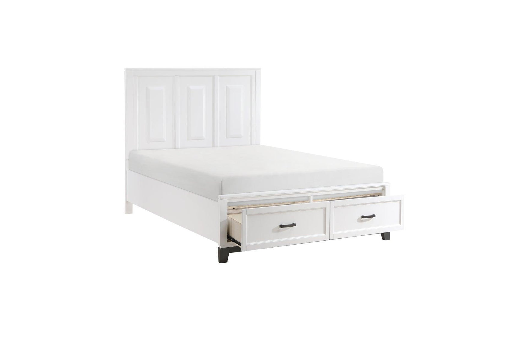 Garretson White Storage Platform Bedroom Set
