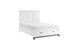 Garretson White Storage Platform Bedroom Set