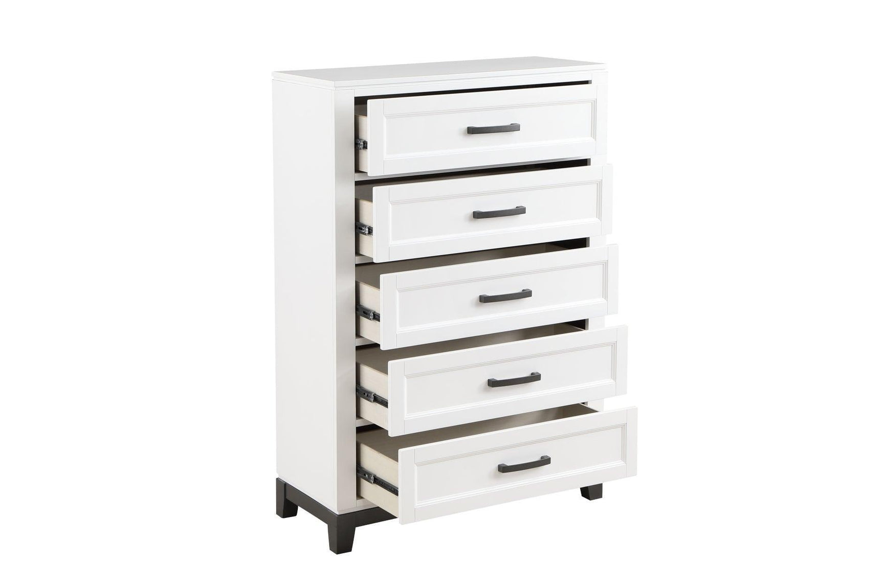 Garretson White Storage Platform Bedroom Set