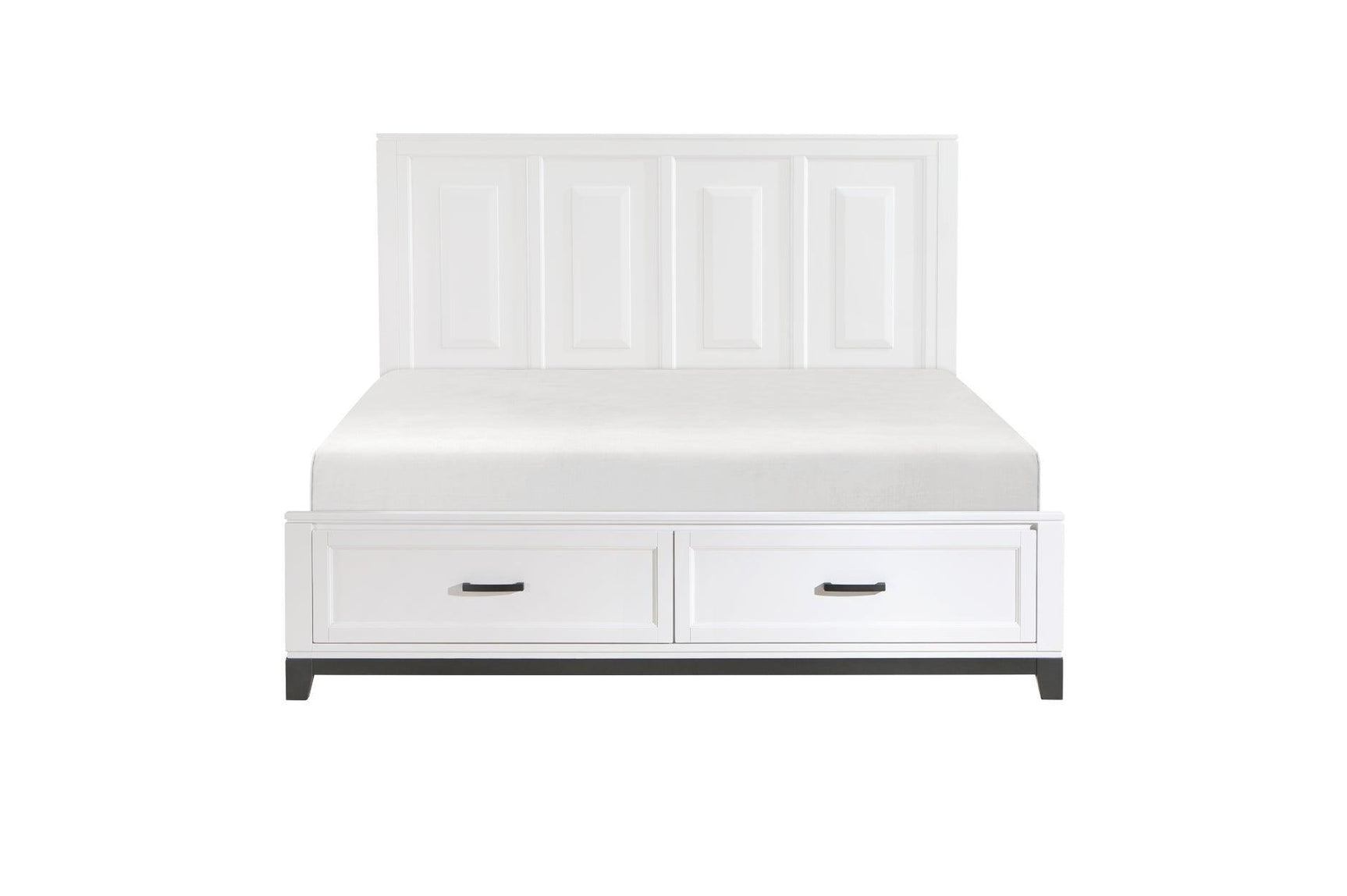 Garretson White Storage Platform Bedroom Set