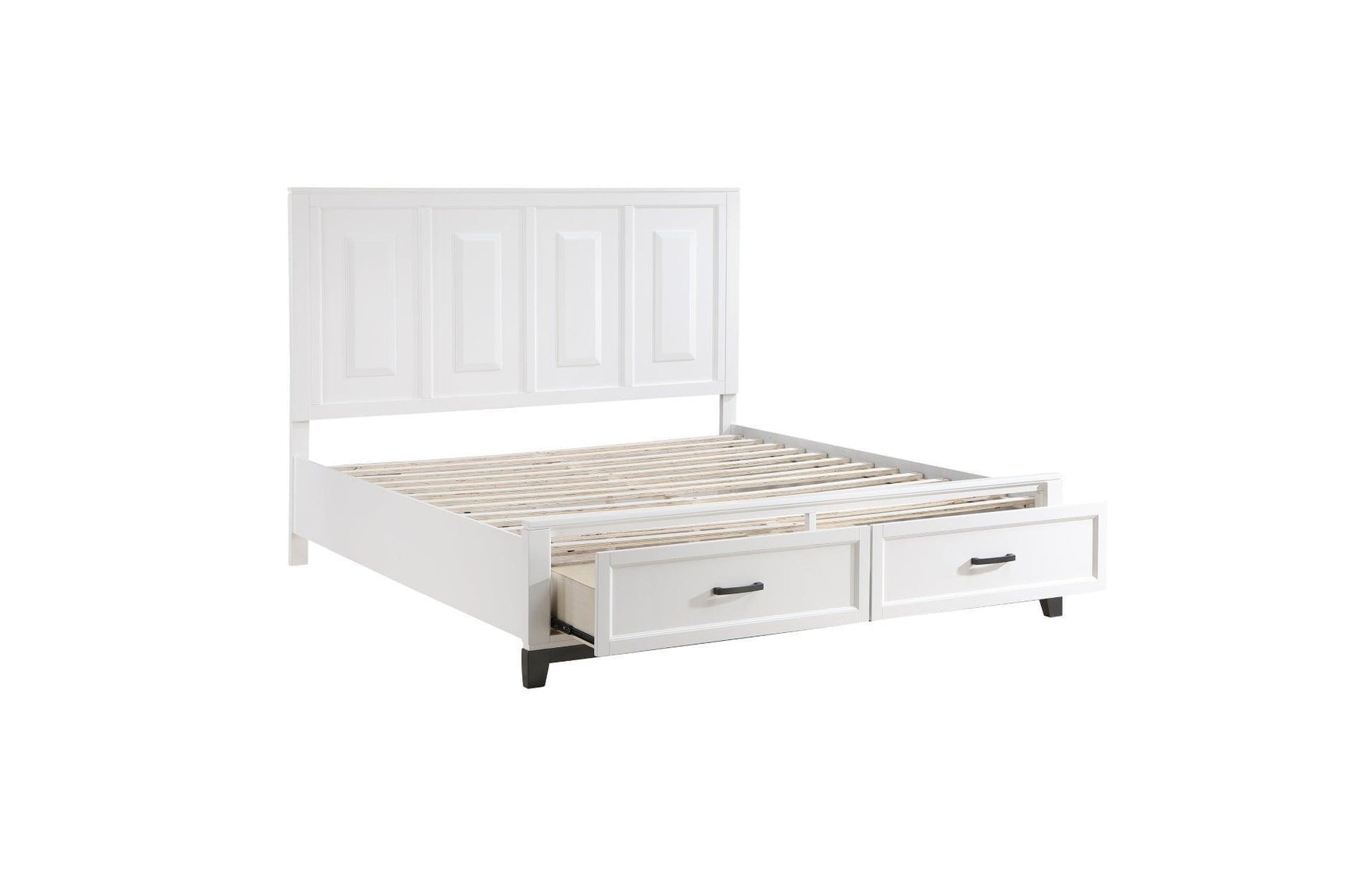 Garretson White Storage Platform Bedroom Set