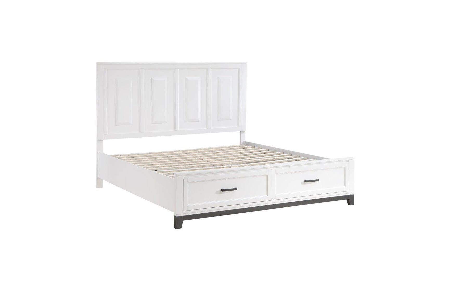 Garretson White Storage Platform Bedroom Set