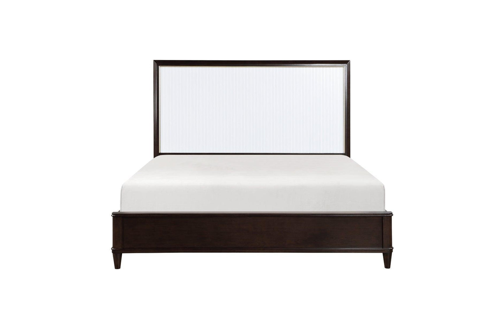 Niles White Brown Panel Bedroom Set