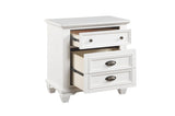 Mackinac White Modern Traditional Transitional Solid Wood Bedroom Set - Ella Furniture