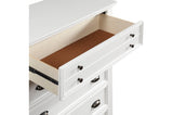 Mackinac White Modern Traditional Transitional Solid Wood Bedroom Set - Ella Furniture