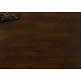 Owen Cherry Upholstered Panel Queen Bed