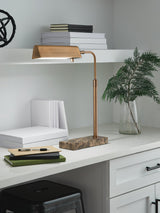 Yafe Bronze Finish Desk Lamp — product view