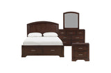 Hudson Cherry Storage Platform Bedroom Set