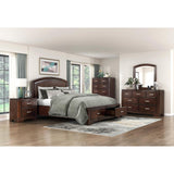 Heinz Cherry Storage Platform Queen Bed