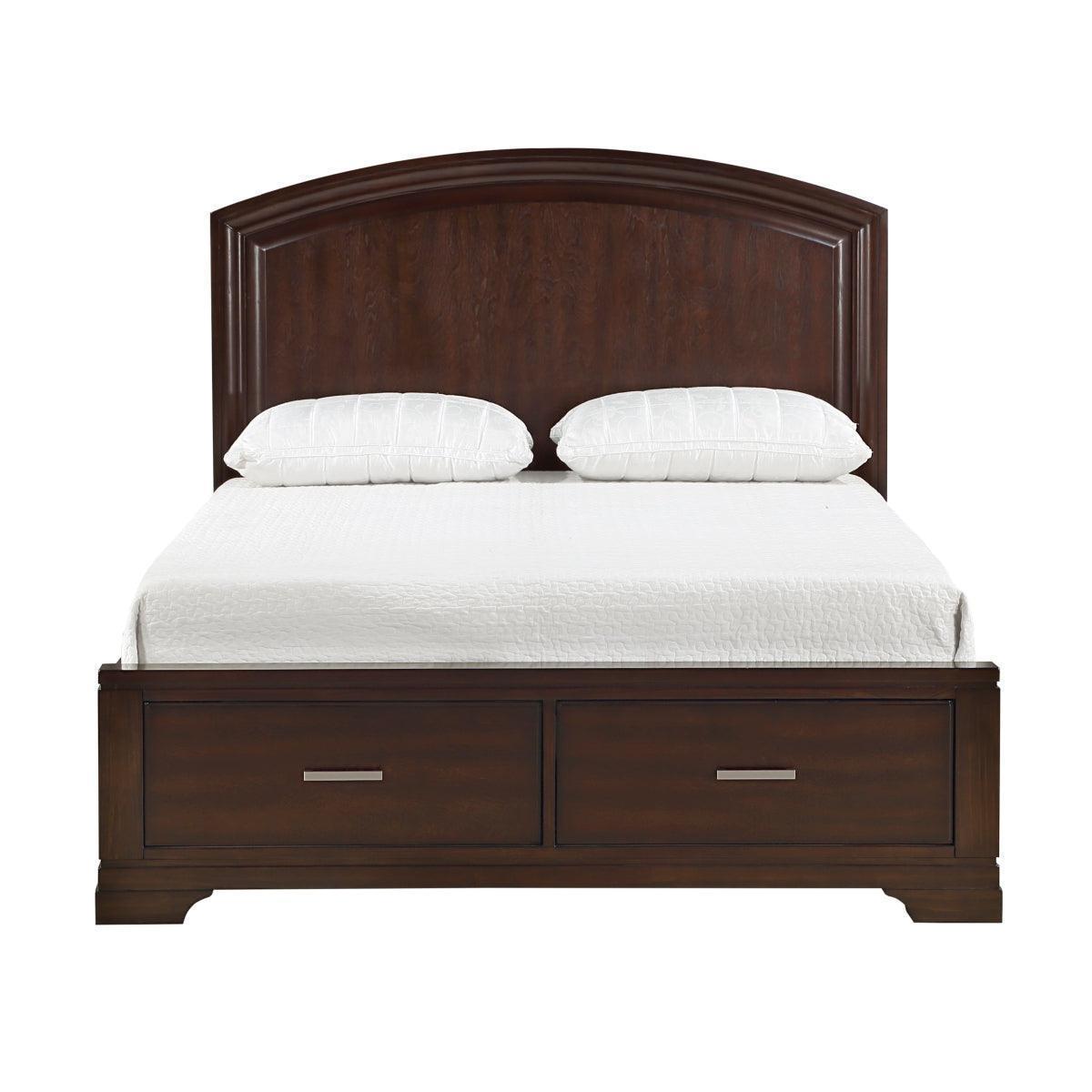 Heinz Cherry Storage Platform King Bed