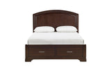 Hudson Cherry Storage Platform Bedroom Set