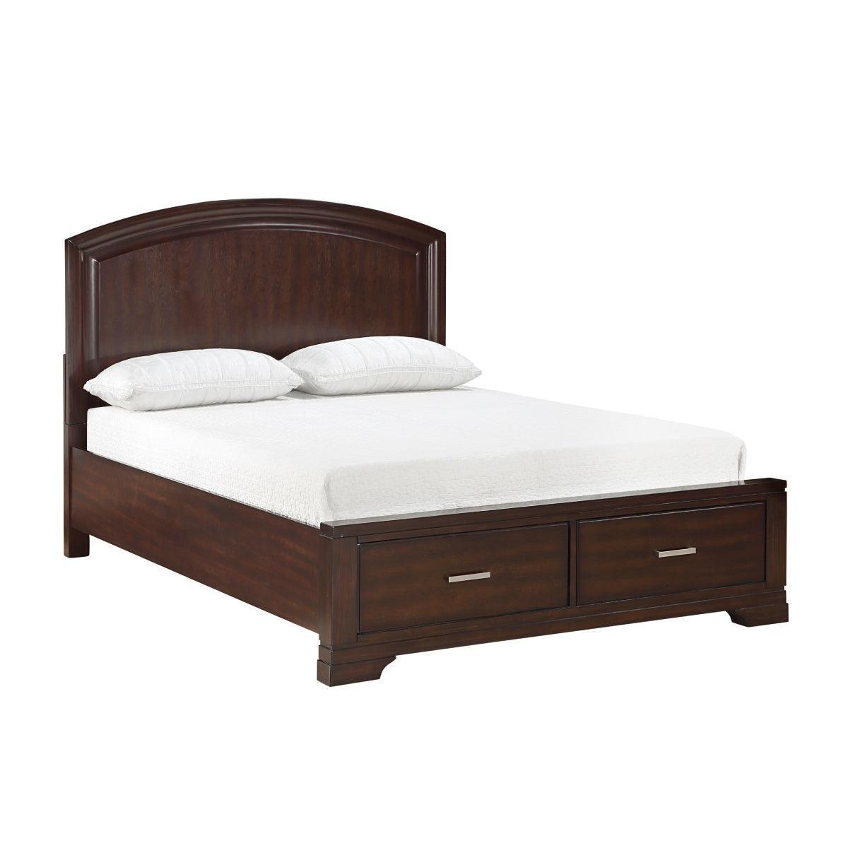 Heinz Cherry Storage Platform King Bed