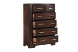 Hudson Cherry Storage Platform Bedroom Set