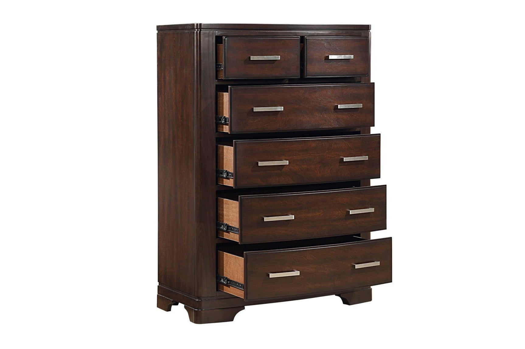 Hudson Cherry Storage Platform Bedroom Set