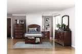 Hudson Cherry Storage Platform Bedroom Set