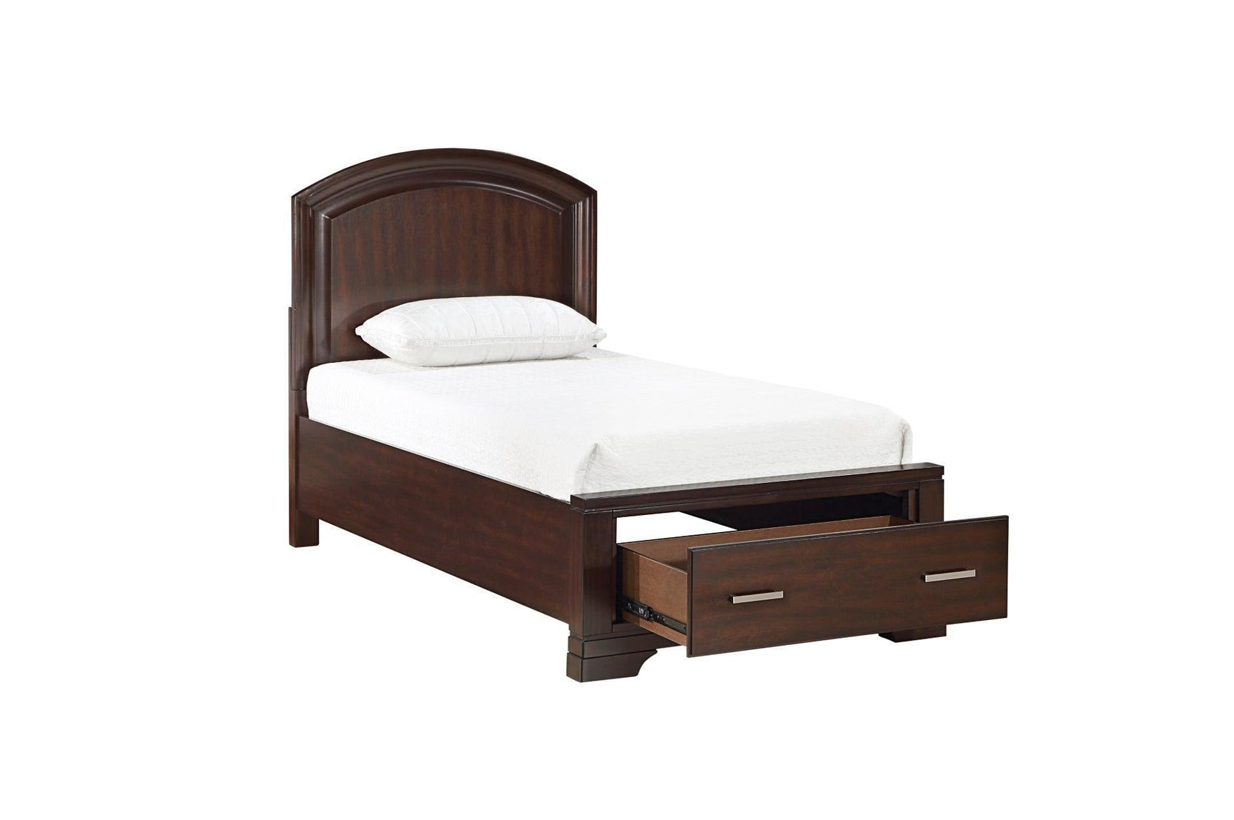 Hudson Cherry Storage Platform Bedroom Set