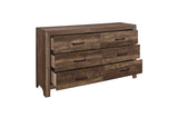 Corbin Rustic Brown Panel Bedroom Set