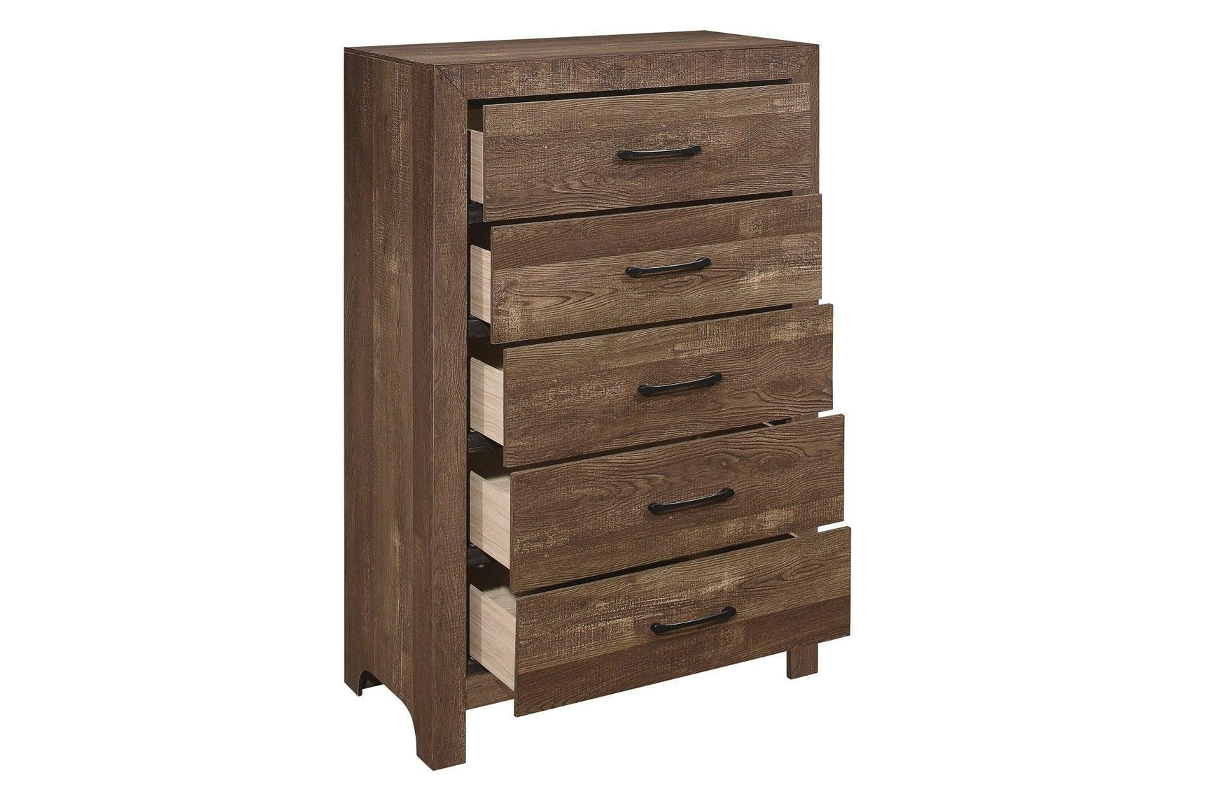 Corbin Rustic Brown Panel Bedroom Set