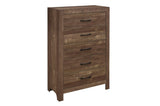 Corbin Rustic Brown Panel Bedroom Set