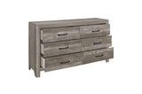 Corbin Rustic Gray Panel Bedroom Set