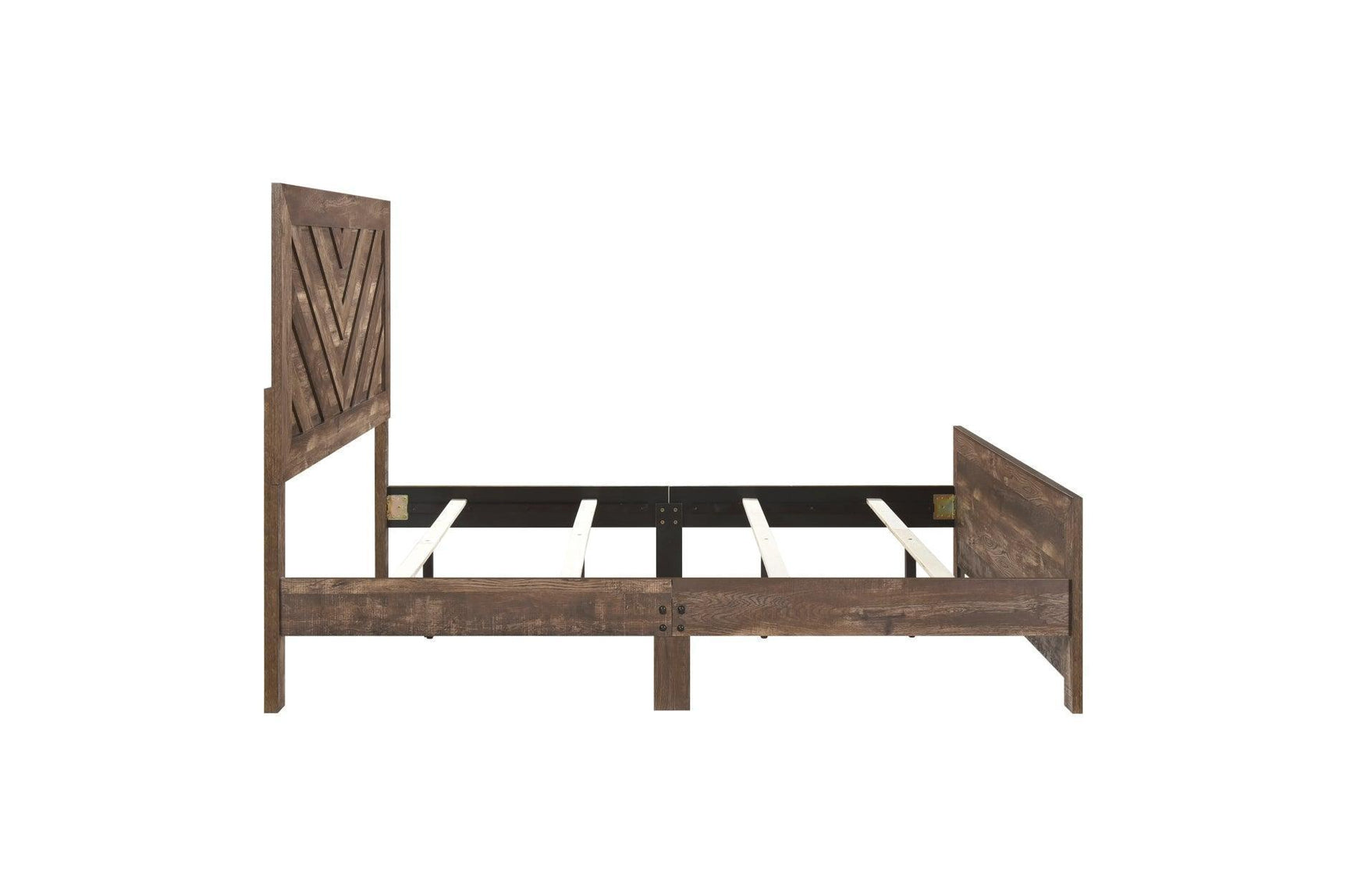 Corbin Rustic Brown Panel Bedroom Set