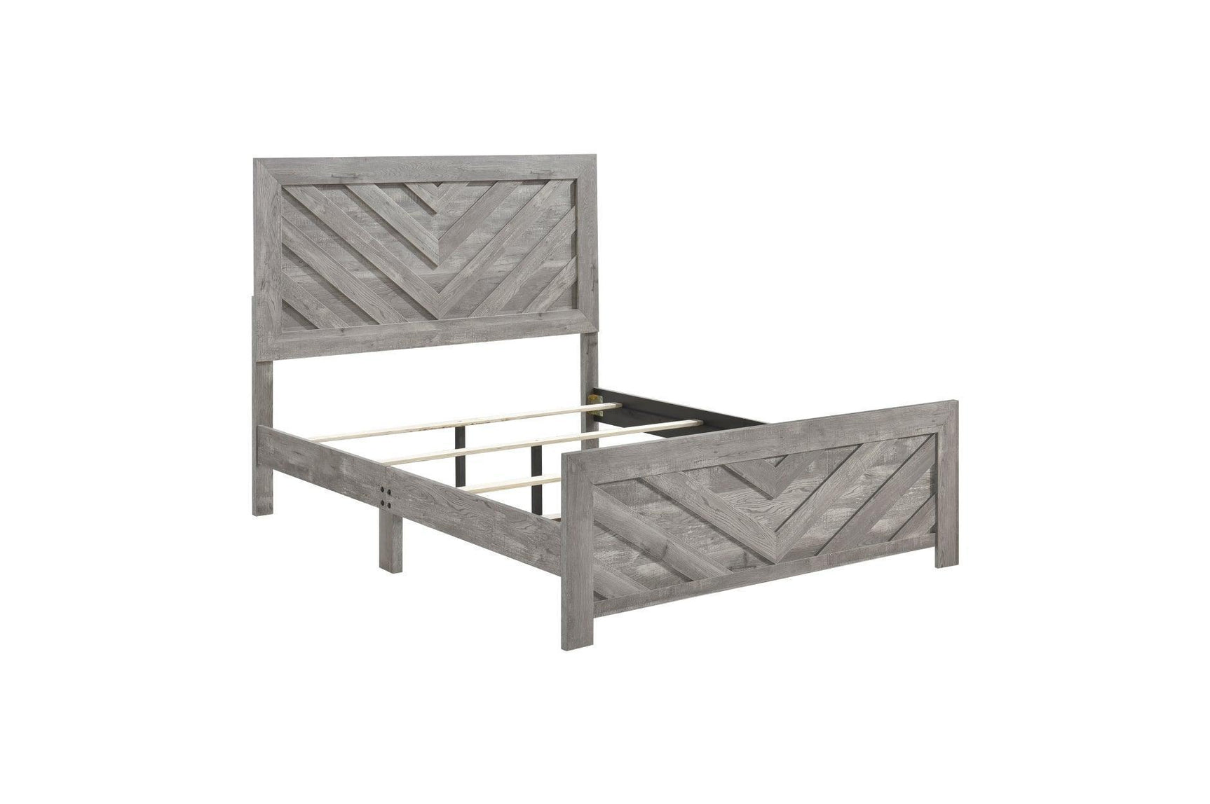 Corbin Rustic Gray Panel Bedroom Set