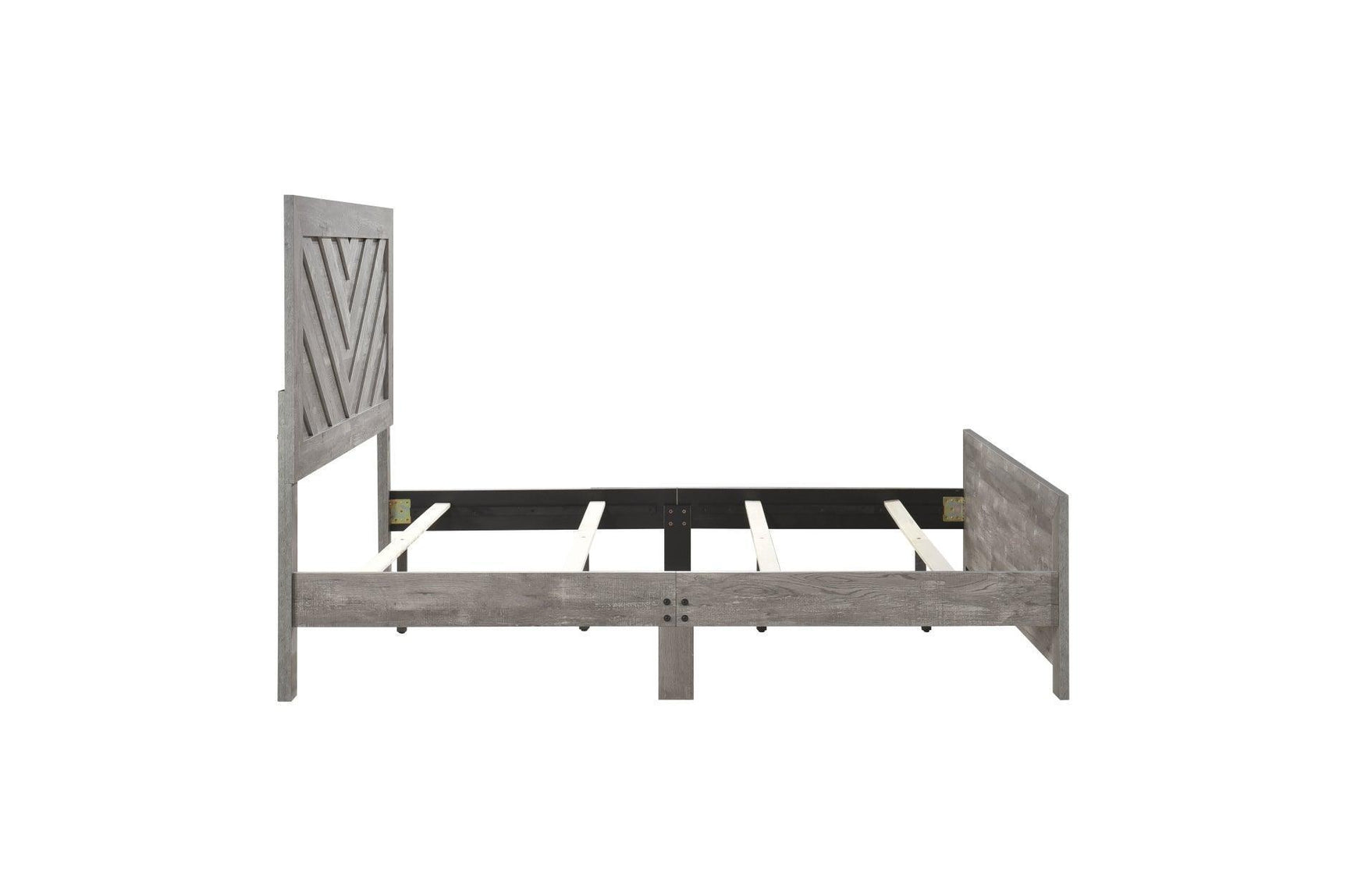 Corbin Rustic Gray Panel Bedroom Set